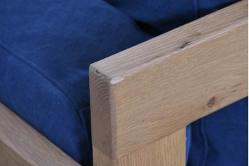 中古　ACME Furniture(アクメファニチャー)　CORONADO SOFA(コロナドソファ)　存在感のある木枠デザインの3人掛けソファ　定価約34万円　(R-085285)