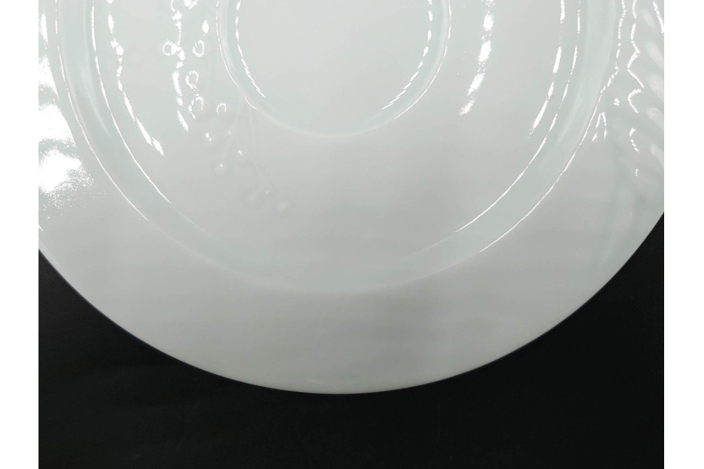 フランス　LIMOGES(リモージュ)　Philippe Deshoulieres(フィリップ デズリエ)　上質な白磁のコーヒーカップ&ソーサー6客セット　(R-085298)