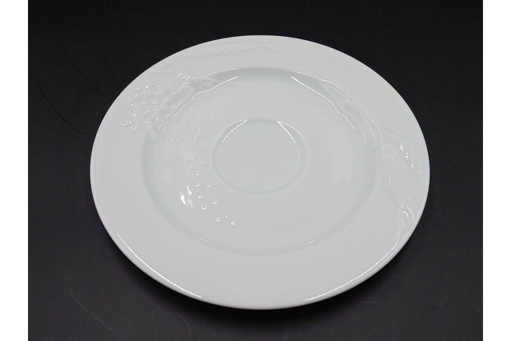 フランス　LIMOGES(リモージュ)　Philippe Deshoulieres(フィリップ デズリエ)　上質な白磁のコーヒーカップ&ソーサー6客セット　(R-085298)