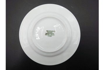 フランス　LIMOGES(リモージュ)　Philippe Deshoulieres(フィリップ デズリエ)　上質な白磁のコーヒーカップ&ソーサー6客セット　(R-085298)