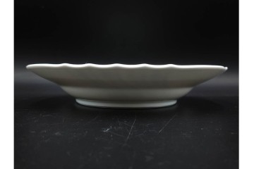 イタリア　Richard Ginori(リチャードジノリ)　ベッキオホワイト 約23cm　白磁のレリーフが上品なスーププレート6枚セット　(R-085299)