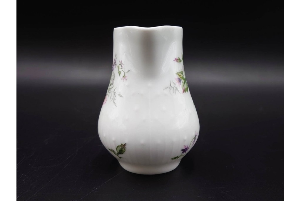 フランス　 LIMOGES(リモージュ) 　Georges Boyer(ジョルジュ・ボワイエ)　 Eglantine(エグラン)　花の図柄が優雅なポット・クリーマー・シュガーポットセット　 (R-085300)