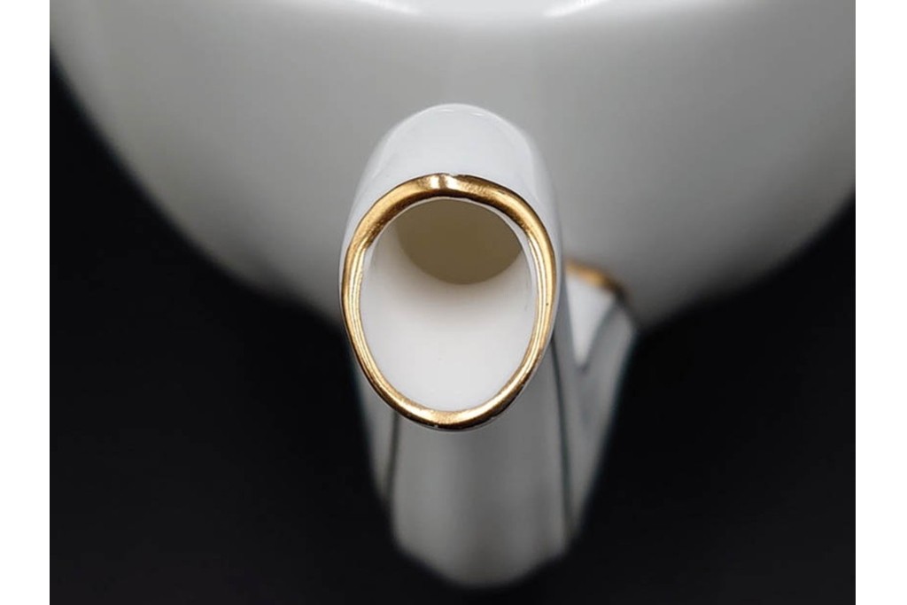 イギリス　ROYAL CROWN DERBY(ロイヤルクラウンダービー)　ポジー　花束文様が愛らしいティーポット・シュガーポット・クリーマーセット　(R-085301)