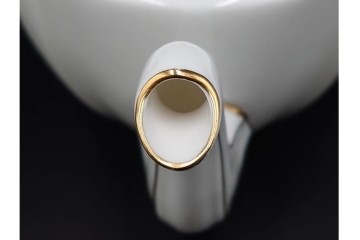 イギリス　ROYAL CROWN DERBY(ロイヤルクラウンダービー)　ポジー　花束文様が愛らしいティーポット・シュガーポット・クリーマーセット　(R-085301)