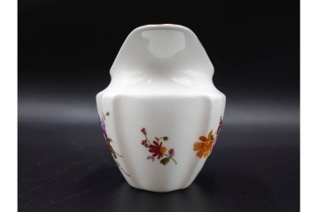 イギリス　ROYAL CROWN DERBY(ロイヤルクラウンダービー)　ポジー　花束文様が愛らしいティーポット・シュガーポット・クリーマーセット　(R-085301)