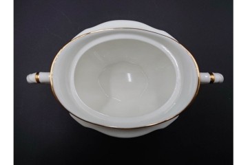 イギリス　ROYAL CROWN DERBY(ロイヤルクラウンダービー)　ポジー　花束文様が愛らしいティーポット・シュガーポット・クリーマーセット　(R-085301)