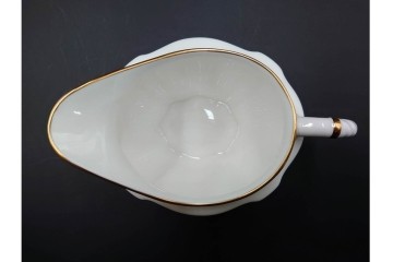 イギリス　ROYAL CROWN DERBY(ロイヤルクラウンダービー)　ポジー　花束文様が愛らしいティーポット・シュガーポット・クリーマーセット　(R-085301)