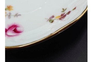 イギリス　ROYAL CROWN DERBY(ロイヤルクラウンダービー)　ポジー　花束文様が愛らしいトリオ2客セット　(R-085302)