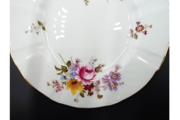 イギリス　ROYAL CROWN DERBY(ロイヤルクラウンダービー)　ポジー　花束文様が愛らしいトリオ2客セット　(R-085302)