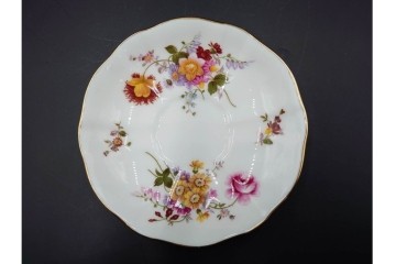 イギリス　ROYAL CROWN DERBY(ロイヤルクラウンダービー)　ポジー　花束文様が愛らしいトリオ2客セット　(R-085302)