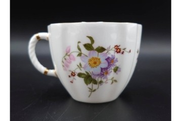 イギリス　ROYAL CROWN DERBY(ロイヤルクラウンダービー)　ポジー　花束文様が愛らしいトリオ2客セット　(R-085302)