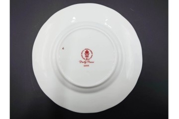 イギリス　ROYAL CROWN DERBY(ロイヤルクラウンダービー)　ポジー　花束文様が愛らしいトリオ5客セット　(R-085303)