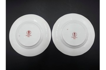 イギリス　ROYAL CROWN DERBY(ロイヤルクラウンダービー)　ポジー　花束文様が愛らしいトリオ5客セット　(R-085303)