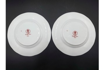 イギリス　ROYAL CROWN DERBY(ロイヤルクラウンダービー)　ポジー　花束文様が愛らしいトリオ5客セット　(R-085303)