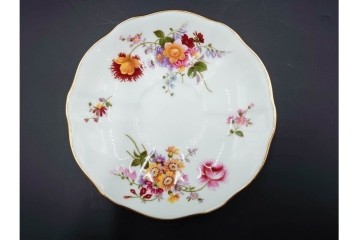 イギリス　ROYAL CROWN DERBY(ロイヤルクラウンダービー)　ポジー　花束文様が愛らしいトリオ5客セット　(R-085303)