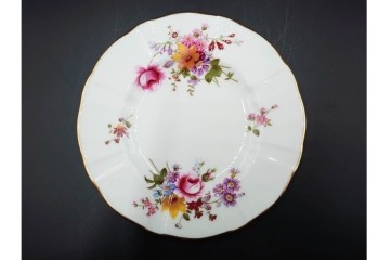 イギリス　ROYAL CROWN DERBY(ロイヤルクラウンダービー)　ポジー　花束文様が愛らしいトリオ5客セット　(R-085303)