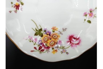 イギリス　ROYAL CROWN DERBY(ロイヤルクラウンダービー)　ポジー　花束文様が愛らしいトリオ5客セット　(R-085303)