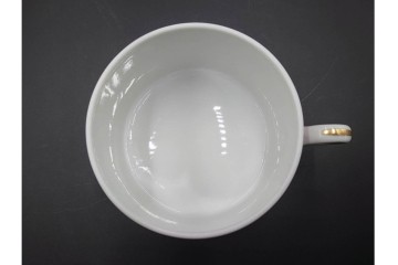 イタリア　Richard Ginori(リチャードジノリ)　インペロジュリエッタ　ピンクリボンと小花柄が可憐なトリオ3客セット　(R-085304)