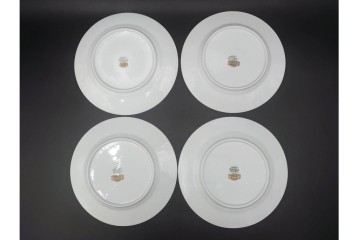 イタリア　Richard Ginori(リチャードジノリ)　インペロジュリエッタ　ピンクリボンと小花柄が可憐なトリオ4客セット　(R-085304)