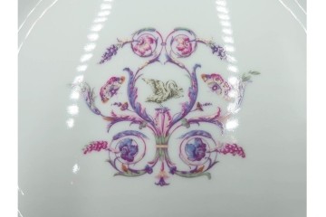 イタリア　Richard Ginori(リチャードジノリ)　インペロジュリエッタ　ピンクリボンと小花柄が可憐なトリオ4客セット　(R-085304)