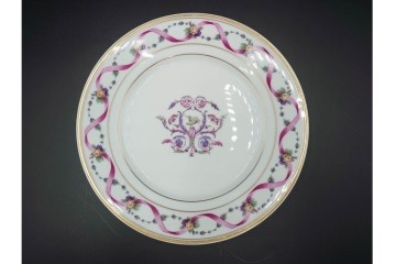 イタリア　Richard Ginori(リチャードジノリ)　インペロジュリエッタ　ピンクリボンと小花柄が可憐なトリオ4客セット　(R-085304)