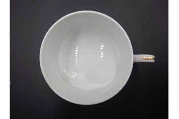 イタリア　Richard Ginori(リチャードジノリ)　インペロジュリエッタ　ピンクリボンと小花柄が可憐なトリオ3客セット　(R-085305)