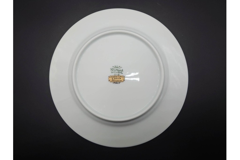 イタリア　Richard Ginori(リチャードジノリ)　インペロジュリエッタ　ピンクリボンと小花柄が可憐なトリオ3客セット　(R-085305)