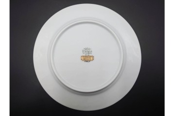 イタリア　Richard Ginori(リチャードジノリ)　インペロジュリエッタ　ピンクリボンと小花柄が可憐なトリオ3客セット　(R-085305)