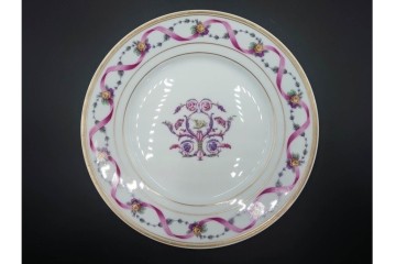 イタリア　Richard Ginori(リチャードジノリ)　インペロジュリエッタ　ピンクリボンと小花柄が可憐なトリオ3客セット　(R-085305)