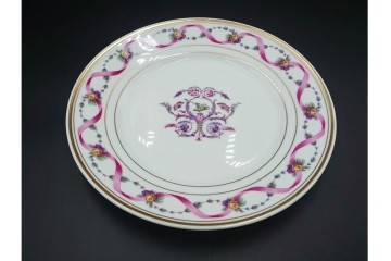 イタリア　Richard Ginori(リチャードジノリ)　インペロジュリエッタ　ピンクリボンと小花柄が可憐なトリオ3客セット　(R-085305)