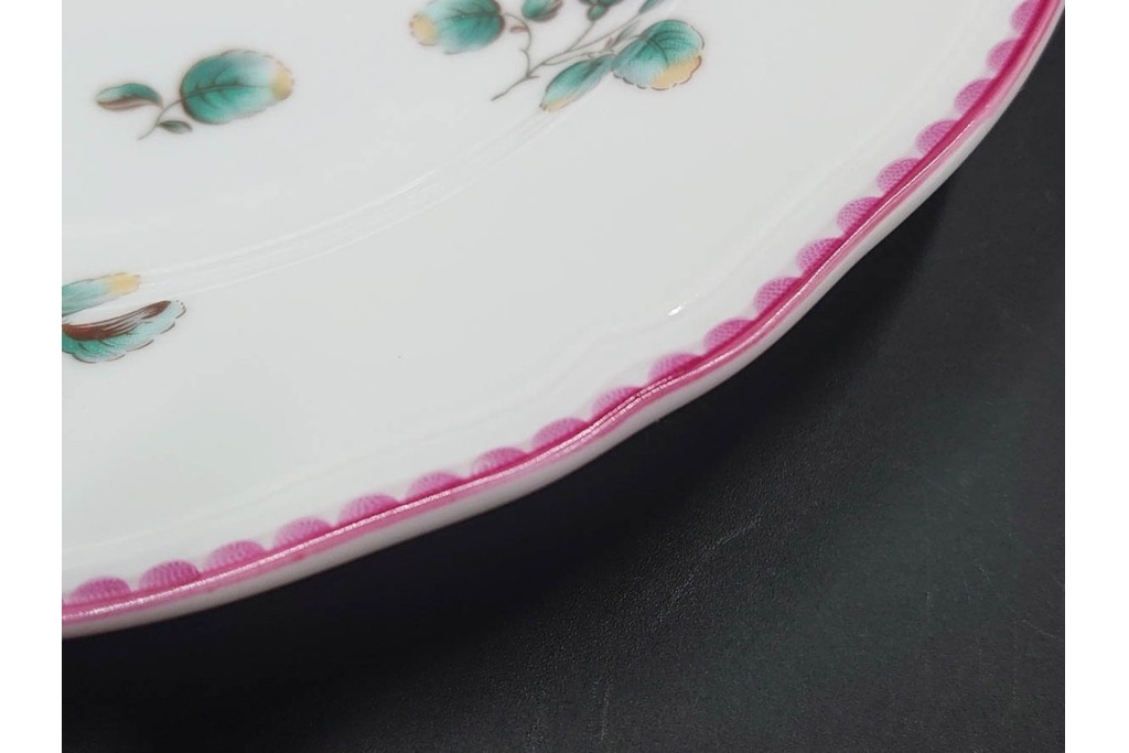 イタリア　Richard Ginori(リチャードジノリ)　アンティックローズ　可憐なバラが散りばめられたトリオ3客セット　(R-085306)