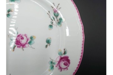 イタリア　Richard Ginori(リチャードジノリ)　アンティックローズ　可憐なバラが散りばめられたトリオ3客セット　(R-085306)