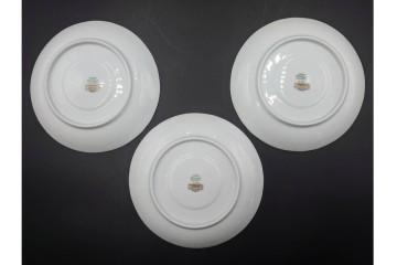 イタリア　Richard Ginori(リチャードジノリ)　アンティックローズ　可憐なバラが散りばめられたトリオ3客セット　(R-085306)