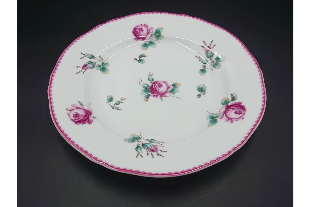 イタリア　Richard Ginori(リチャードジノリ)　アンティックローズ　可憐なバラが散りばめられたトリオ3客セット　(R-085306)