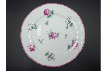 イタリア　Richard Ginori(リチャードジノリ)　アンティックローズ　可憐なバラが散りばめられたトリオ3客セット　(R-085306)