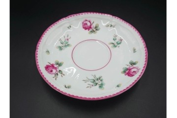 イタリア　Richard Ginori(リチャードジノリ)　アンティックローズ　可憐なバラが散りばめられたトリオ3客セット　(R-085306)