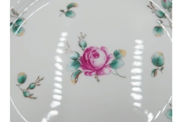 イタリア　Richard Ginori(リチャードジノリ)　アンティックローズ　可憐なバラが散りばめられたトリオ3客セット　(R-085306)