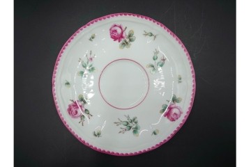 イタリア　Richard Ginori(リチャードジノリ)　アンティックローズ　可憐なバラが散りばめられたトリオ3客セット　(R-085306)