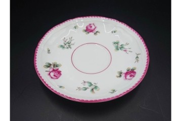 イタリア　Richard Ginori(リチャードジノリ)　アンティックローズ　可憐なバラが散りばめられたトリオ4客セット　(R-085307)