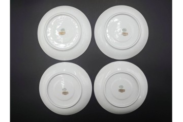 イタリア　Richard Ginori(リチャードジノリ)　アンティックローズ　可憐なバラが散りばめられたトリオ4客セット　(R-085307)