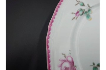 イタリア　Richard Ginori(リチャードジノリ)　アンティックローズ　可憐なバラが散りばめられたトリオ4客セット　(R-085307)