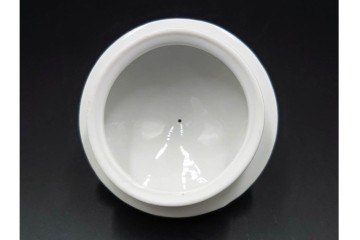 イタリア　Richard Ginori(リチャードジノリ)　アンティックローズ　ピンクの縁取りが上品なティーポット・シュガーポット・クリーマーセット　(R-085308)