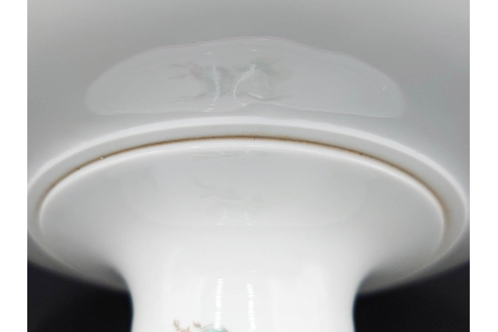 イタリア　Richard Ginori(リチャードジノリ)　アンティックローズ　可憐なバラがモチーフのコンポート・スプーンレストセット　(R-085309)