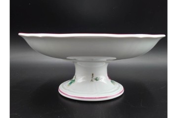 イタリア　Richard Ginori(リチャードジノリ)　アンティックローズ　可憐なバラがモチーフのコンポート・スプーンレストセット　(R-085309)