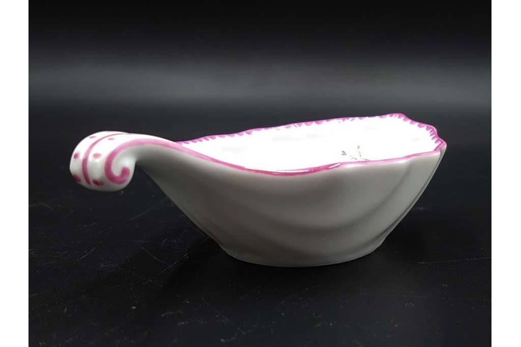 イタリア　Richard Ginori(リチャードジノリ)　アンティックローズ　可憐なバラがモチーフのコンポート・スプーンレストセット　(R-085309)