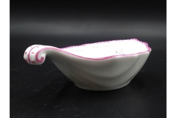 イタリア　Richard Ginori(リチャードジノリ)　アンティックローズ　可憐なバラがモチーフのコンポート・スプーンレストセット　(R-085309)