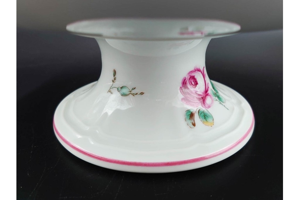 イタリア　Richard Ginori(リチャードジノリ)　アンティックローズ　可憐なバラがモチーフのコンポート・スプーンレストセット　(R-085309)