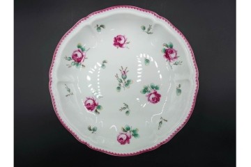 イタリア　Richard Ginori(リチャードジノリ)　アンティックローズ　可憐なバラがモチーフのコンポート・スプーンレストセット　(R-085309)