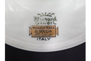 イタリア　Richard Ginori(リチャードジノリ)　アンティックローズ　可憐なバラがモチーフのコンポート・スプーンレストセット　(R-085309)