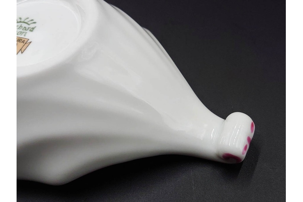 イタリア　Richard Ginori(リチャードジノリ)　アンティックローズ　可憐なバラがモチーフのコンポート・スプーンレストセット　(R-085309)